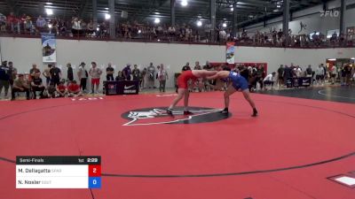 92 kg Semifinal - Michael Dellagatta, Spartan Combat RTC/ TMWC vs Nick Nosler, Southern Illinois Regional Training Center