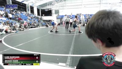 130 lbs Semis (4 Team) - Luke Barmann, Slyfox Black vs Bronko Baer, Potentially Dangerous