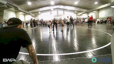 40 lbs Quarterfinal - Jaxon Gregory, Tulsa Blue T Panthers vs Brantley Hendricks, Claremore Wrestling Club