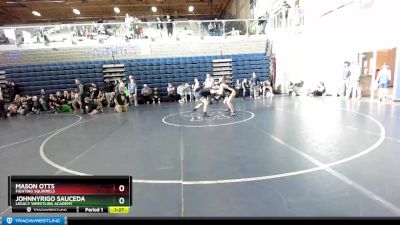 120 lbs Round 3 - Mason Otts, Fighting Squirrels vs JohnnyRigo Sauceda, Legacy Wrestling Academy