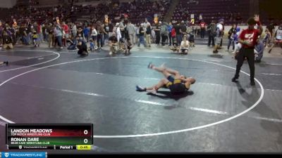 92 lbs Quarterfinal - Landon Meadows, Top Notch Wrestling Club vs Ronan Dare, Bear Cave Wrestling Club