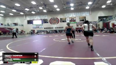 138 lbs Cons. Round 2 - Lynnlee Merrell, Glenns Ferry vs Trenity Thompson, Enterprise