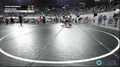 73 lbs Consi Of 8 #2 - Ryker Roedenbeck, Tahlequah Wrestling Club vs Kayson Diggs, Hurricane Wrestling Academy