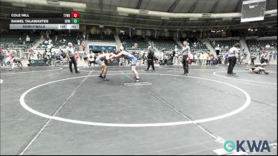 140 lbs Semifinal - Cole Hill, Team Tulsa Wrestling Club vs Daniel Talamantes, Bristow Elementary Wrestling Club