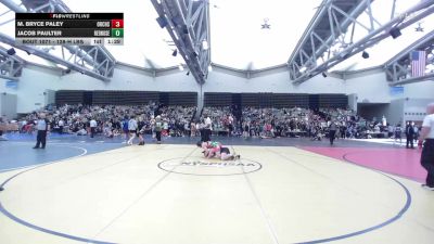 128-H lbs Round Of 64 - M. Bryce Paley, Orchard South WC vs Jacob Paulter, RedNose Wrestling School
