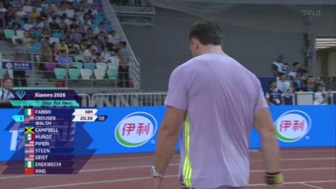 Replay: Men's Shotput - 2026 Wanda Diamond League: Xiamen (CHN) | May 23 @ 06:35 PM