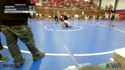 80 lbs Quarterfinal - Quinn Kite, Berryhill Wrestling Club vs Jayden Ortiz, Coweta Tiger Wrestling