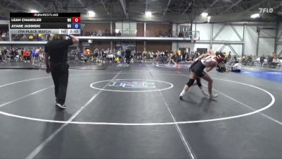 124 lbs 7th Place Match - Ayane Jasinski, Wartburg vs Leah Chandler, Wartburg