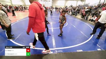 70 lbs Round Of 16 - Derreck Flud, Hilldale Youth Wrestling Club vs Ke'Andre Austin, Hurricane Wrestling Academy