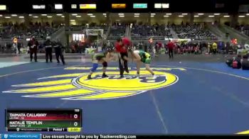 155 lbs Semis & 1st Wrestleback (8 Team) - Natalie Templin, Sweet Home vs Taimata Callaway, La Pine