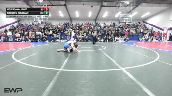 120 lbs Quarterfinal - Kelcie Avallone, Barnsdall Lady Panthers vs Brynlyn Sullivan, Bixby Girls HS