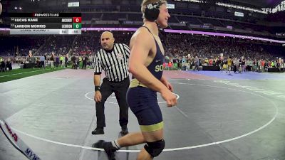 D1-285 lbs Cons. Round 1 - Lucas Kane, Anchor Bay HS vs Landon Morris, Lake Orion HS