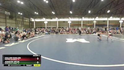 63 lbs Round 2 (3 Team) - Jullian Guillen, Fighting Squirrels vs Addison Aplin, Idaho Falls / Rigby