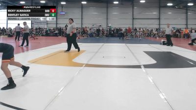 88 lbs Round 5 - 3:00pm Friday - Ricky Almaguer, Cali Red vs Bentley Gatica, Michigan S.W.A.T