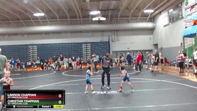 45 lbs Round 1 - Lawson Chapman, JET Wrestling Club vs Christian Chapman, JET Wrestling Club