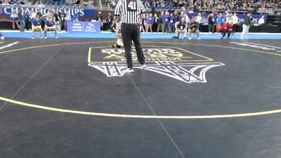 Girls-100 lbs Champ. Round 1 - Brianna Lynch, Monroe St Mary Catholic Central (Girls) vs Jasmine Sayan, Birch Run (Girls)