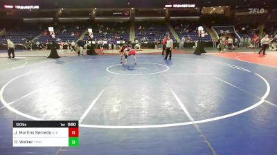 120 lbs Round Of 16 - Josiah Martins Semedo, New Bedford vs Dylan Walker, Tyngsborough/Dracut