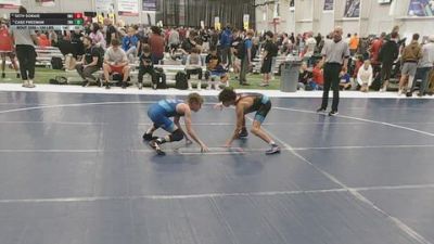 100 lbs Cons. Sub-rd Of 16 - Case Freeman, Sebolt Wrestling Academy vs Seth Sobaje, Ram Wrestling Club