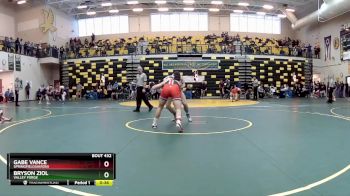 157 lbs Cons. Round 4 - Gabe Vance, SPRINGFIELD(Akron) vs Bryson Ziol, VALLEY FORGE