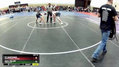132A Cons. Round 1 - Nick Miller, Goddard HS vs Ty Mortimer, Francis Howell Central
