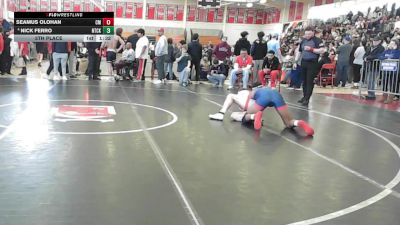 157 lbs 5th Place - Seamus Olohan, Catholic Memorial vs Nick Ferro, Natick