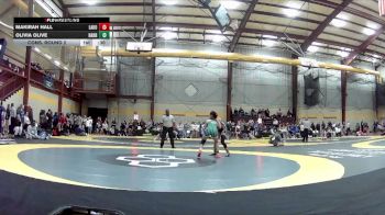 130 lbs Cons. Round 2 - Makirah Hall, Lakota East HS vs Olivia Olive, Harrison