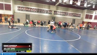 100 lbs 1st Place Match - Grant Mangrum, American Fork Cavemen vs William Terry, Bruin Wrestling Club