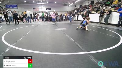 46 lbs Consi Of 4 - Daxon Fulps, Wagoner Takedown Club vs Brody Lewis, Dark Cloud Wrestling Club