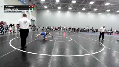 145 lbs Consi Of 16 #1 - Luke Henry, OH vs Wesley Hayden, CA