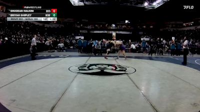 Girls 185 lbs Semifinal - Shudean Halkini, Miyamura vs Briyah Shipley, West Mesa