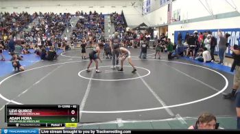 82 lbs Semifinal - Adam Mora, Rough House Wrestling vs Levi Quiroz, Rough House Wrestling