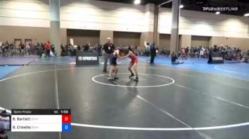 78 kg Semifinal - Braiden Bartlett, Texas vs Brentley Crawley, Seminole County Wrestling Club