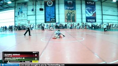 96 lbs Rd# 4- 2:00pm Friday Final Pool - Olympic Serrao, PA Blue vs Joshua Golightly Jr, VA Team Predator