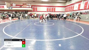 182 lbs Consi Of 8 #1 - Eric Talley, Whittier vs Caden Beder, Stoughton