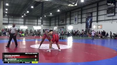 215 lbs 3rd Place Match - Steven Ramirez, HeadHunters vs Eli Seawood, Grizzly Wrestling Club