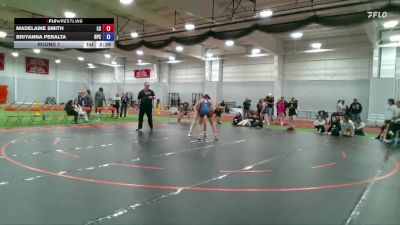 131-1 lbs Round 1 - Madelaine Smith, Lourdes vs Briyanna Peralta, Brewton Parker