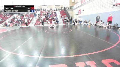 138 lbs Quarterfinal - Koy Orr, Southern Idaho Training Center vs Justin Baxter, Lakeland High School Wrestling