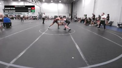 165 lbs Round 1 (6 Team) - Shane Ryan, South Side WC Blue vs Mac Shafer, Whitted Trained