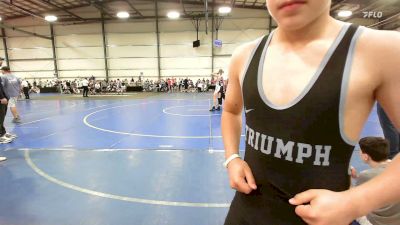 119 lbs Rr Rnd 1 - Blake Telenko, All American Wrestling Club - MS vs Alex Trahim, Triumph Blue - MS
