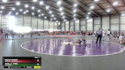 90 lbs Final - Makenley Harker, Team Ohio Gray vs Lennox Deringer, PA West