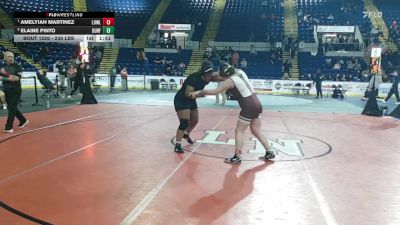 235 lbs 3rd Place - Amelyiah Martinez, Lowell vs Elaine Pinto, Durfee