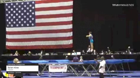 Dylan Kline - Individual Trampoline, Flipside - 2021 USA Gymnastics Championships