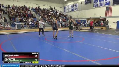 152 lbs Champ. Round 1 - Ashton Lassig, Temecula vs Eric Moon, South Torrance High School