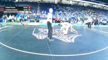 D1-150 lbs 5th Place Match - James Kosza, Hartland vs Connor Stokes, Oxford