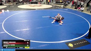 145 lbs Cons. Round 2 - Bayan El Damir, Wayzata vs Brody Urbanski, Stillwater