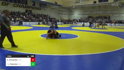 141 lbs Round Of 32 - Anthony Sifuentes, Toppenish (WA) vs Leo Maestas, Clovis North