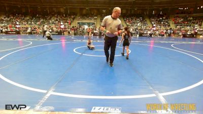 50 lbs Round Of 32 - Celine Hashmi, Savage House Wrestling Club vs Ember Shelton, Team Tulsa Wrestling Club