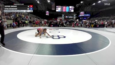 120 lbs Champ. Rd Of 128 - Sophie Jimenez, AZ vs Kyra McMahon, MT