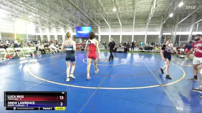 126 lbs Placement Matches (8 Team) - Luca Rios, Texas Red vs Drew Lawrence, North Carolina