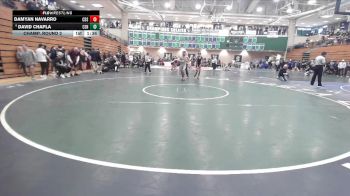 144 lbs Champ. Round 2 - Damyan Navarro, Corona Del Sol vs David Chapla, Centennial